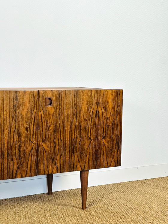 Image 1 of Scandinavian rosewood sideboard with tapered legs, 1960