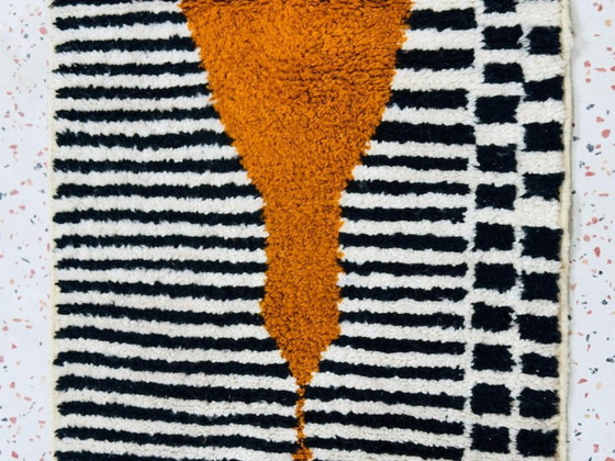 Image 1 of Handgemaakt Marokkaans vloerkleed van 300x70 cm: Berber haltapijt