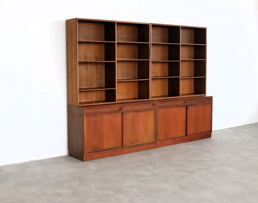 Vintage schwedisches Doppelbücherregal