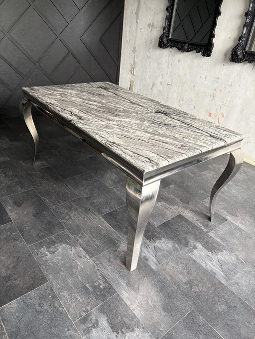 Marble dining table