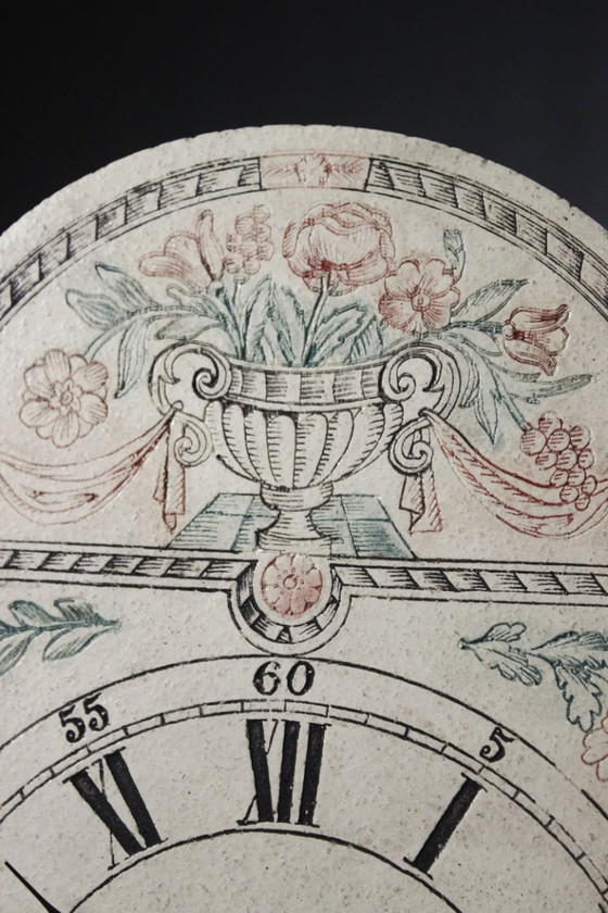 Roger Capron in Vallauris - Vintage wandklok met bloemversiering, Frankrijk, jaren 70 – Wanddecoratie, Ceramic (photo 3 of 6)