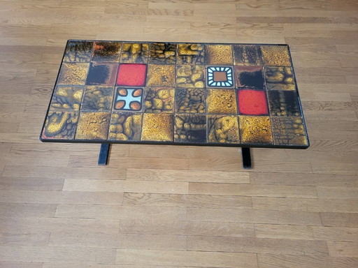 Table basse Jean Gregorieff pour Roche Bobois France 1969