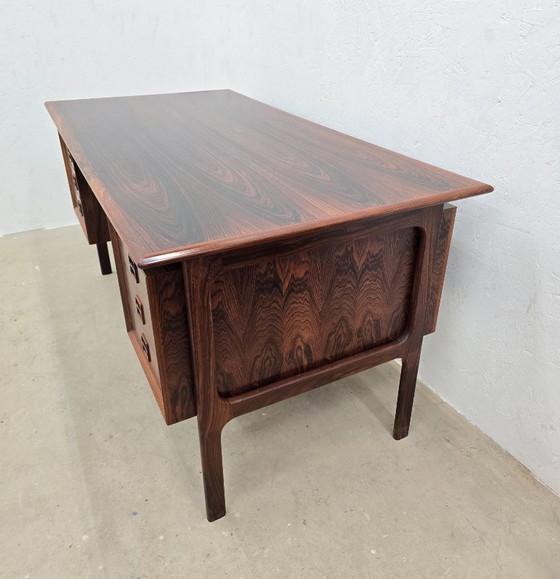 Image 1 of Rio rosewood desk by Erik Brouer for Brouer Møbelfabrik