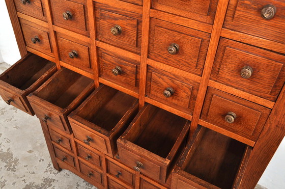 Image 1 of Antique oak chest of drawers 1900s