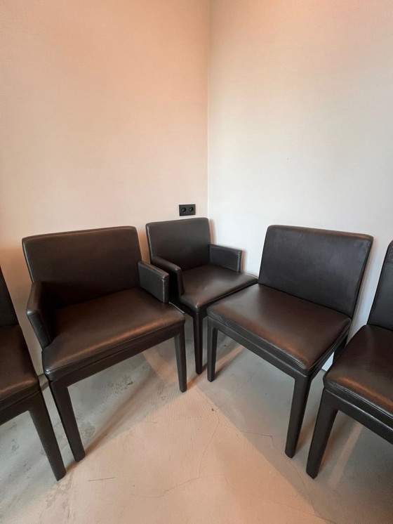 Image 1 of 6 sillas de cuero Hülsta