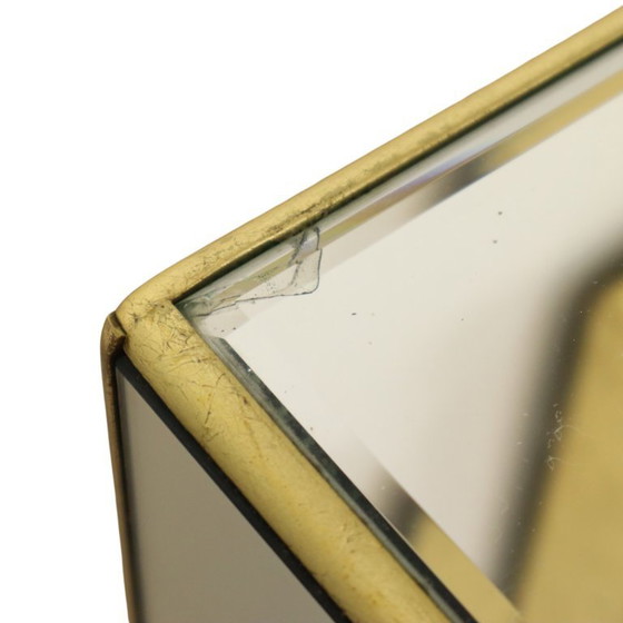 Image 1 of Zeldzame Design Spiegel met Console Zilver Goud Deknudt