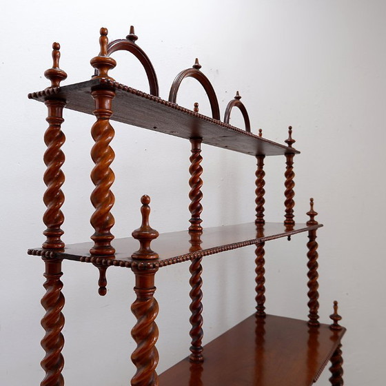 Image 1 of Antique "coil" style bookcase - Early 20th century