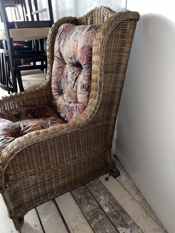 Sillón de ratán – Sillones, Rattan, Textile (photo 3 of 5)