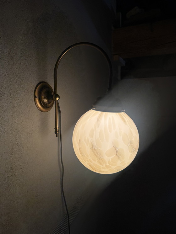 Image 1 of Suggestiva lampada da parete vintage marmorizzata di AGI Verlichting (Almelo)