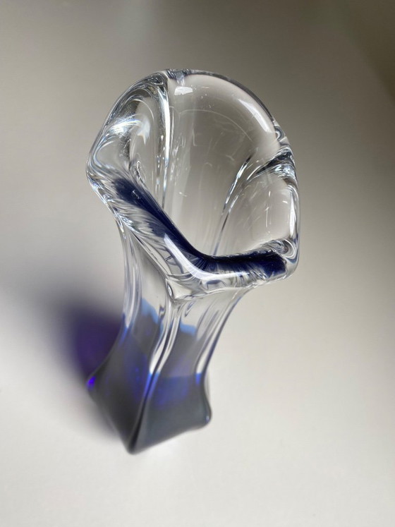Image 1 of Murano vintage vase and bowl (blue)