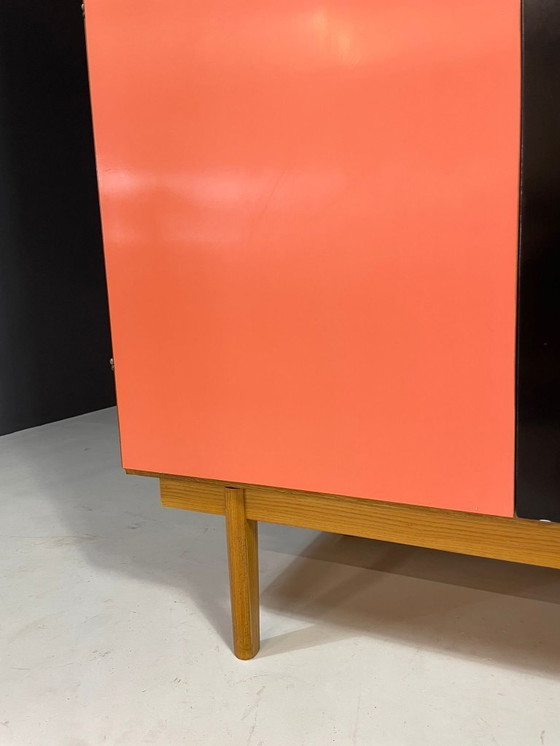 Image 1 of Mid-Century Sideboard by Interiér Praha with Tambour Top, 1960s Czechoslovakia