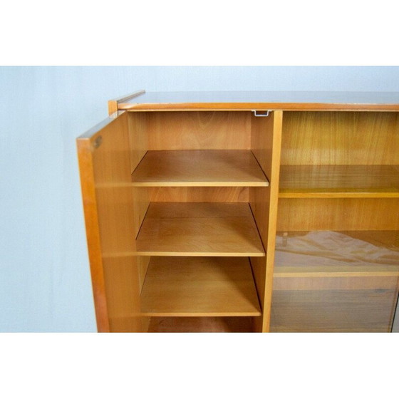 Image 1 of Vintage mahogany and glass bookcase for UP Závody, 1960