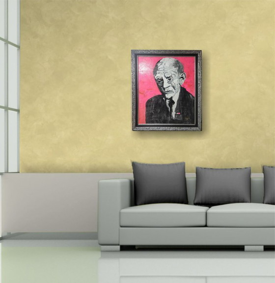 Image 1 of Portrait Karl Valentin Kunst Gemälde Pop Art