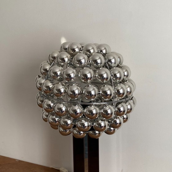 Kinetic Lamp. 1970. Smoked Plexiglas. Space Age. – Table lamps, Metal (photo 5 of 7)
