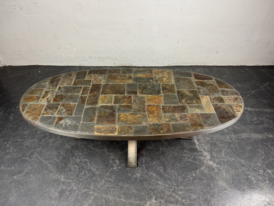 Image 1 of French ceramic coffee table 1960s
