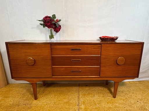 Mid Century Retro Teak Sideboard by Beautility (Circa 1960)  A stunning mid century modern teak sideboard by Beautility