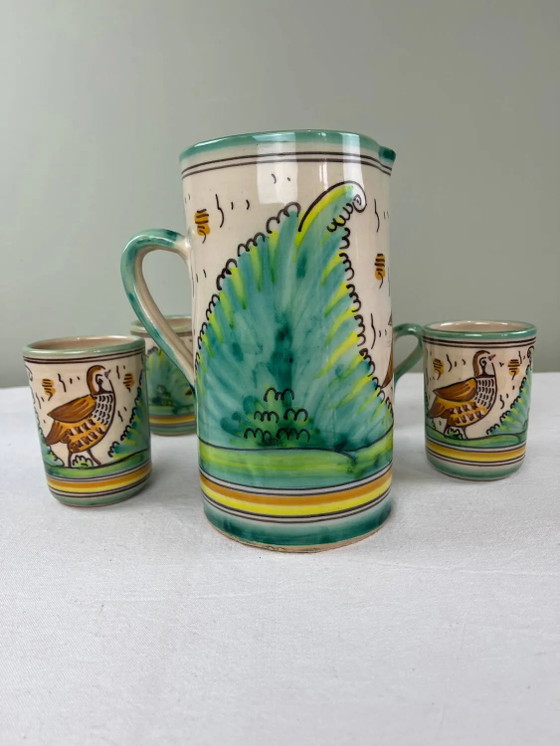 Verziertes Keramikgeschirr – Gläser & Karaffe, Porcelain (photo 4 of 9)