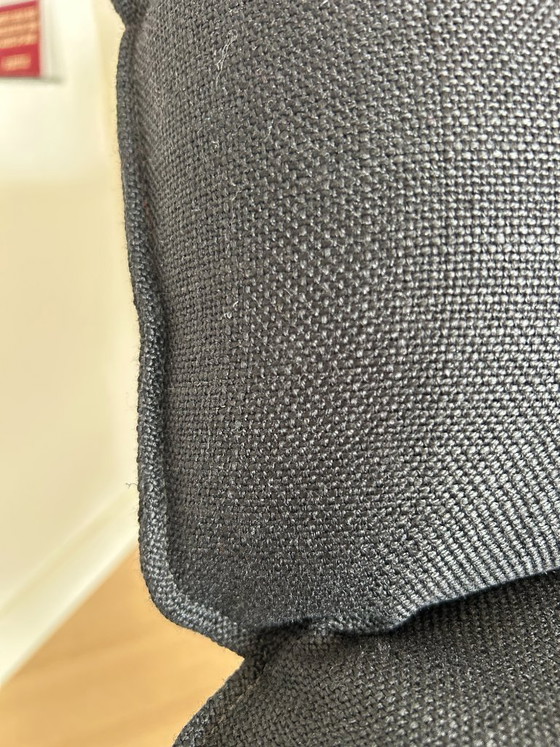 Image 1 of B&B Italia Husk Fauteuil H3G mét Ottoman - Zwart