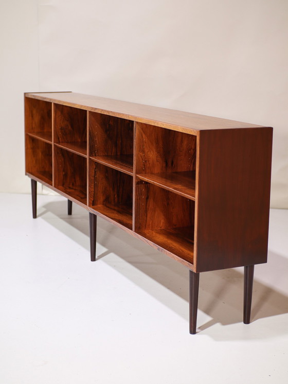Image 1 of Long bookcase Hundevad rosewood Danish