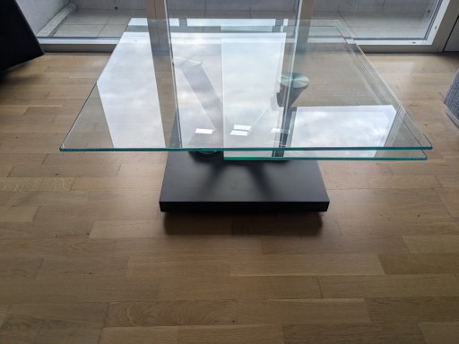 Table basse transformable en verre Naos