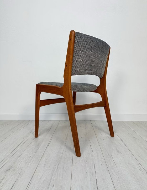 Image 1 of 1x dänischer Teak-Esszimmerstuhl von Erik Buch für Anderstrup Møbelfabrik, 60er Jahre