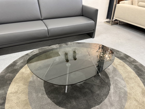 Image 1 of Tavolino da caffè Beek Maupertuus in vetro nero 110x71