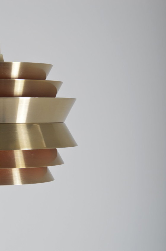 Image 1 of Schwedische Pendelleuchte „Trava“, entworfen von Carl Thore für Granhaga, 1960er Jahre