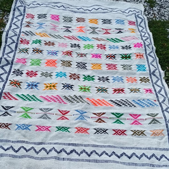 Image 1 of Handgeknoopt Berber kleed wol 147x90cm