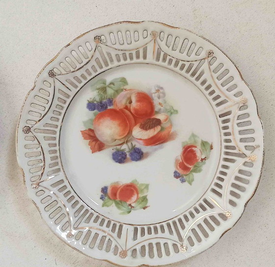 Image 1 of Set di 12 piatti in porcellana Bavaria Schumann, diametro 10 cm