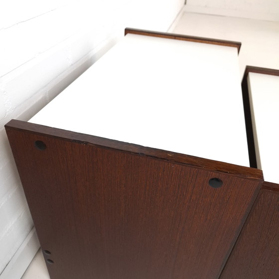 Image 1 of Ensemble vintage de 3 tables d'appoint par Cees Braakman pour Pastoe, 1960/70