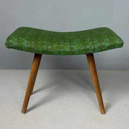 '60S Footstool - Reupholstered