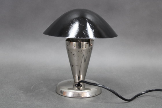 Image 1 of 1930er Bauhaus-Tischlampe mit verstellbarem Schirm, Tschechoslowakei