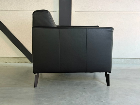 Rolf Benz Freistil 141 Armchair - as new – polished steel, Leather (photo 7 of 12)