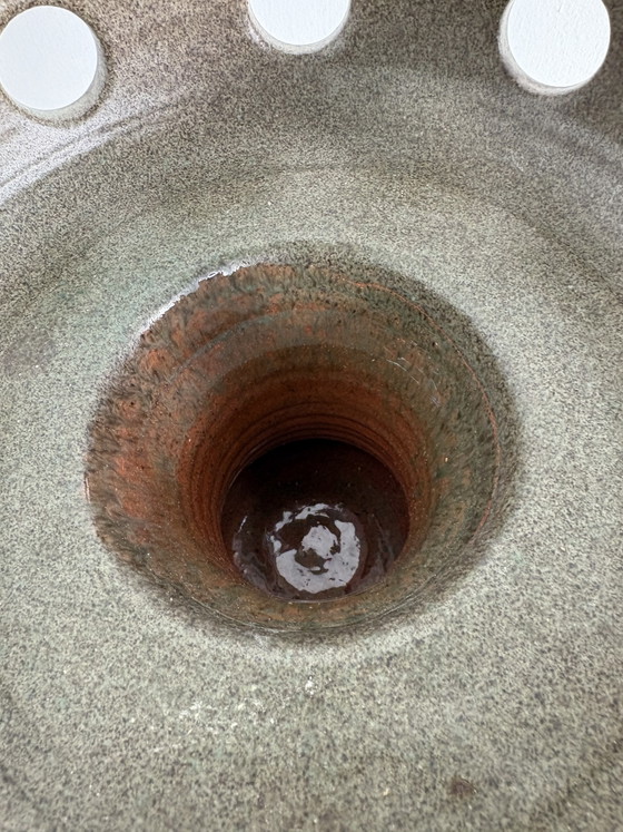 Image 1 of Bougeoir Pot Décoratif Céramique Henny Radijs 1969