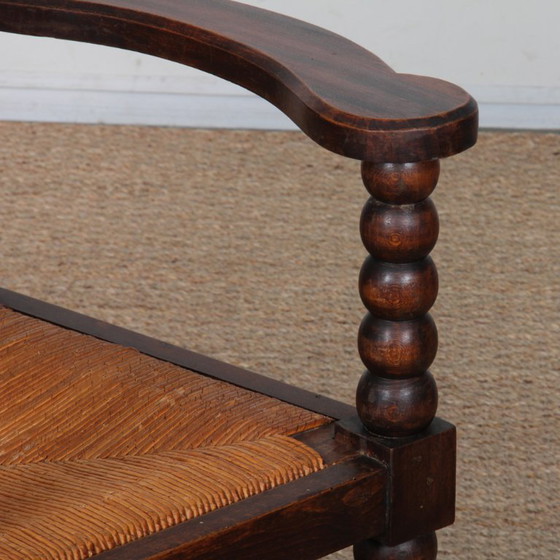 Image 1 of Pair of armchairs in the style of Charles Dudouyt, 1950