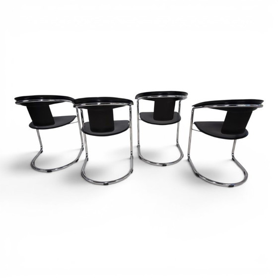 Image 1 of Juego de 4 sillas de comedor de A. Rizzatto para Lo Studio.