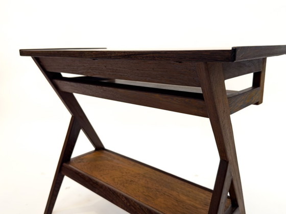 Wengéhouten bijzettafel uit het midden van de vorige eeuw – Wood (photo 15 of 16)