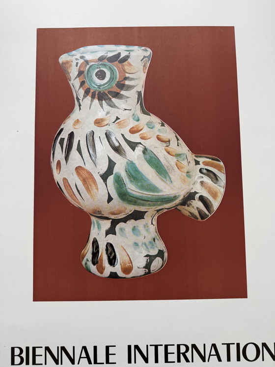 Image 1 of Picasso Original Poster 1970 Vallauris Ceramics Czwiliktzer 375 Poster Plakat