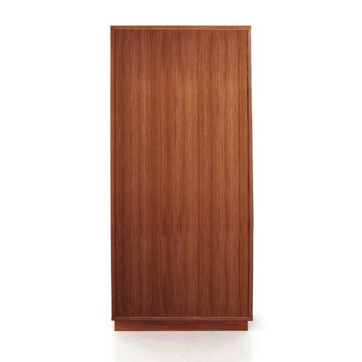 Teak stained oak bookcase - R06