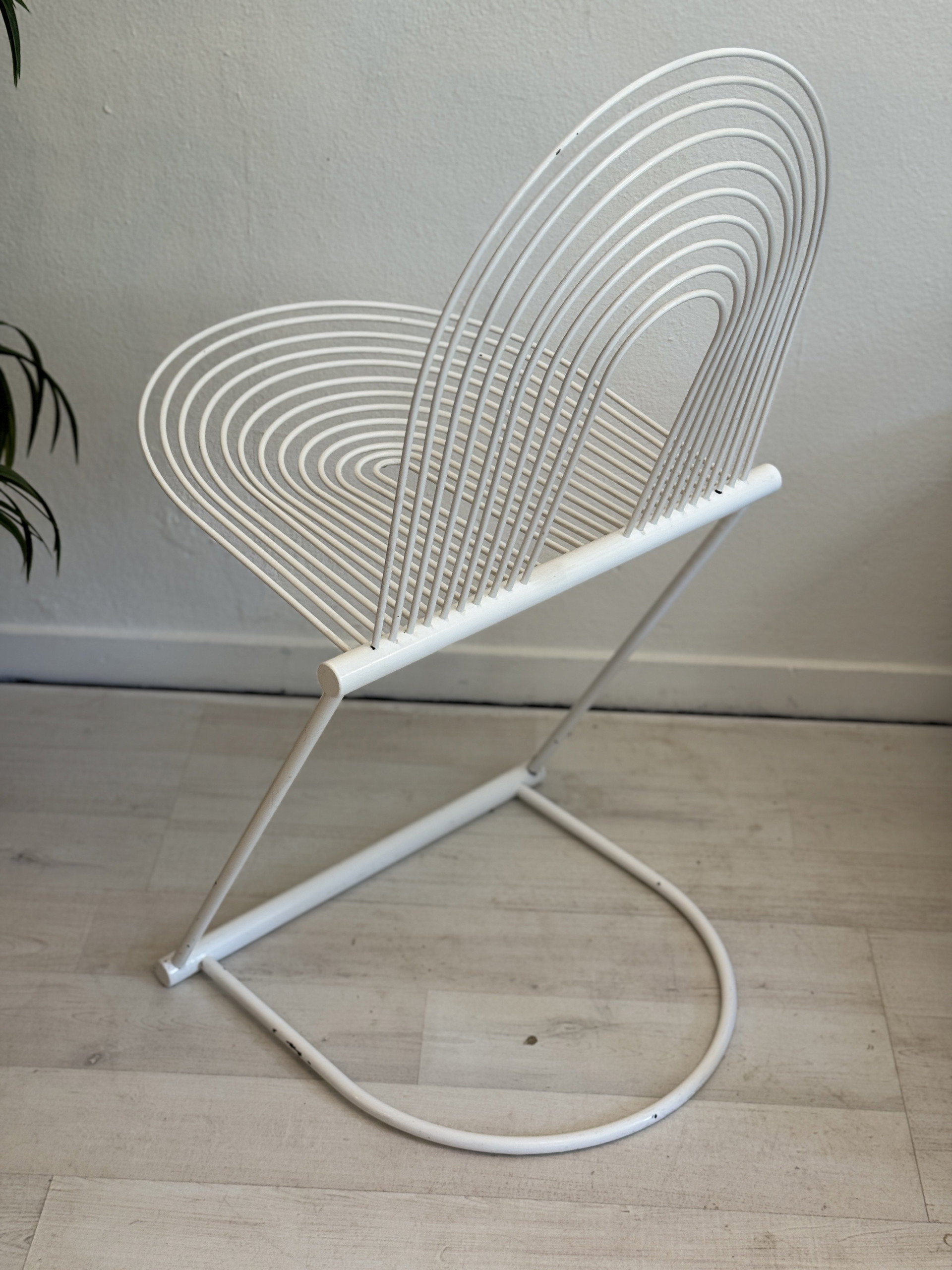椅子 Jutta & Herbert Ohl / Swing Chair 1980s Set of 4 1980s Jutta + Herbert Ohl Stacking Swing Chair by