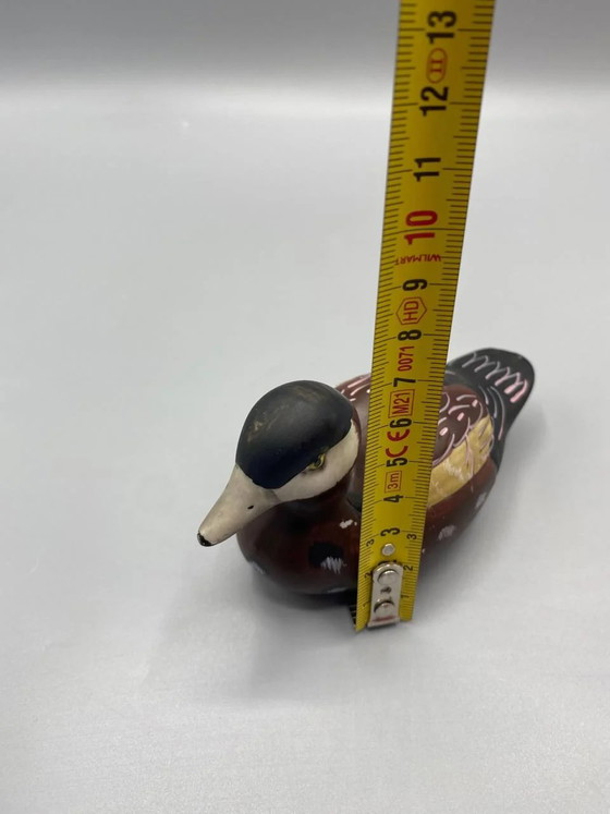 Ceramic duck Colombo Italy – Vintage hand-painted figurine – 1970s – Annibale Colombo, Crockery (photo 4 of 4)