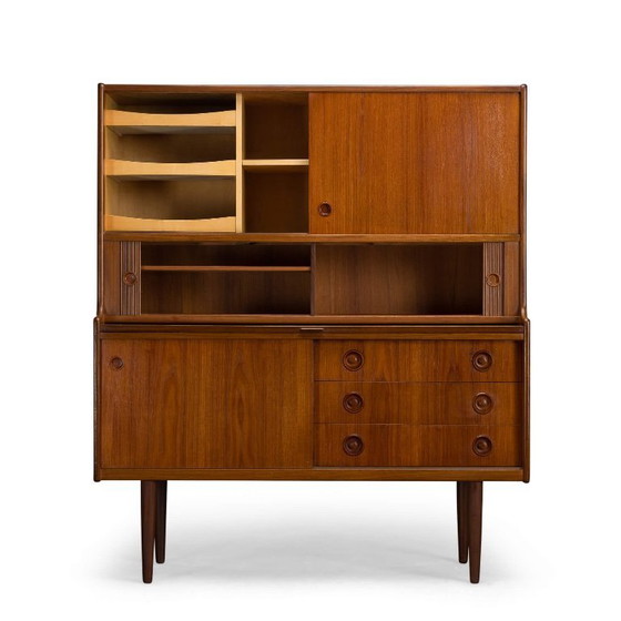 Image 1 of Teak high cabinet by Johannes Andersen, 1960s