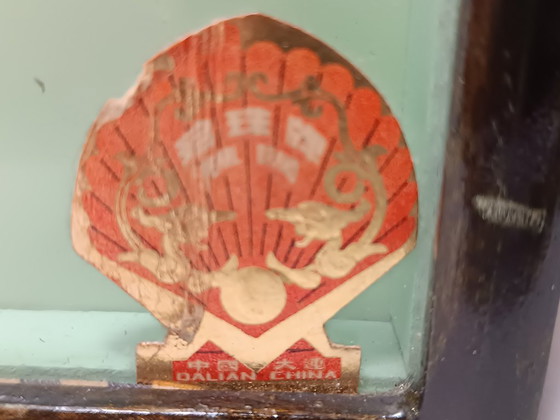 Image 1 of 3D shadow box with carved mother of pearl