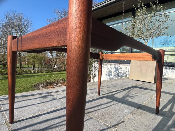 Image 1 of Creafort coffee table with reversible top - Louis van Teeffelen style