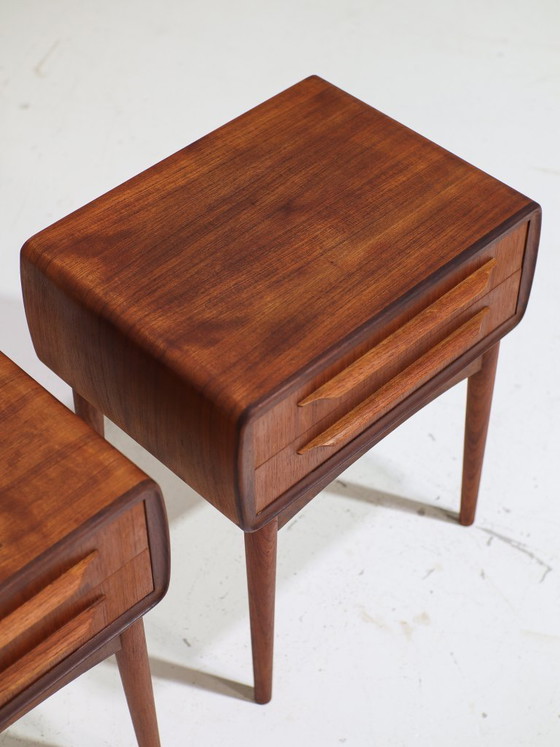 Image 1 of Nachtkastjes Johannes Andersen teak Silkeborg Deens 1960s