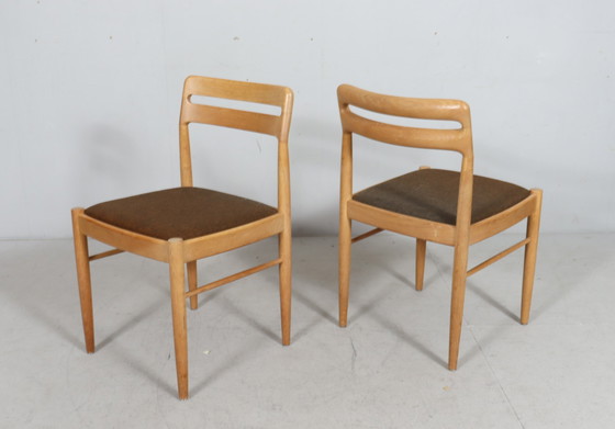 Image 1 of 6er Set Stühle/Esszimmerstühle Von H.W. Klein Für Bramin, Dänemark, 1970er Jahre