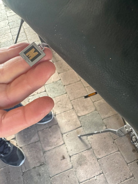 Image 1 of Flechtatelier Schütz Chaise Longue en Rotan Met Leer 70