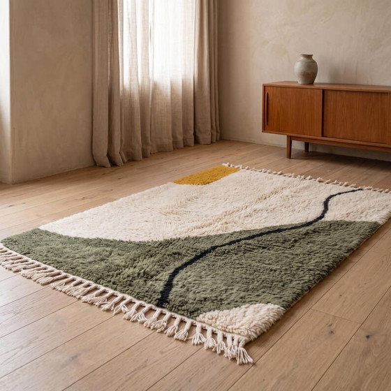 Alfombra bereber, tradicional, hecha a mano, 2/3 m – Alberto Bazzani, Wool (photo 6 of 6)