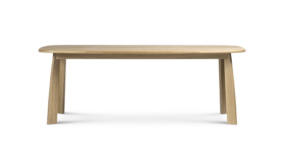 Image 1 of Table design Stone - chêne massif - 200 cm