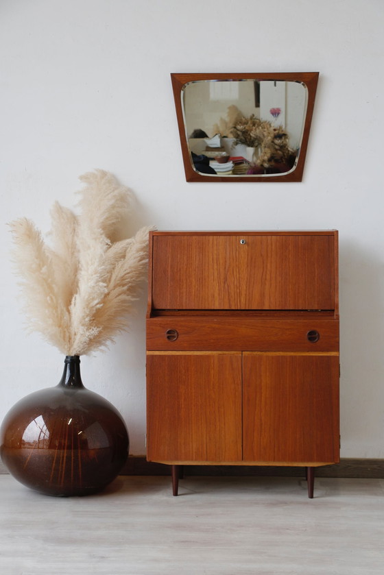 Image 1 of English teak desk - 1960s